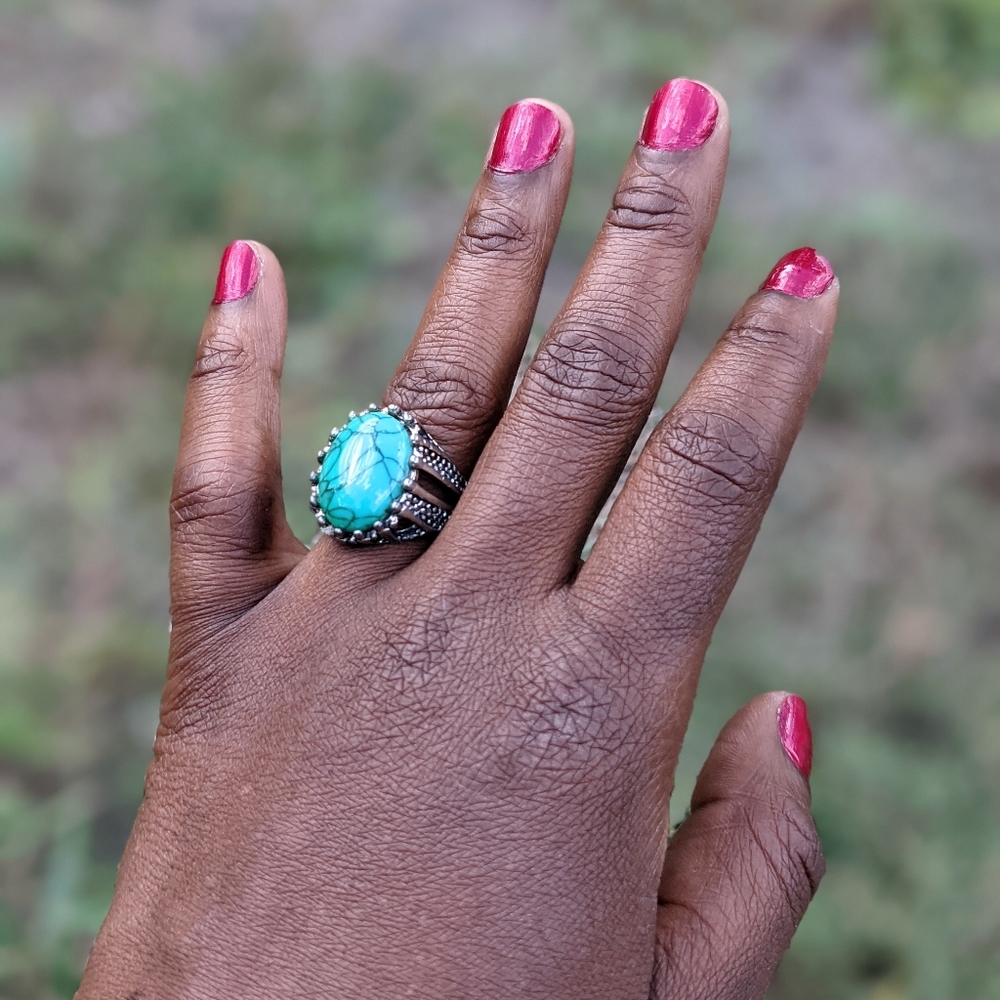 3 for $30 NWOT Ring - Round Turquoise